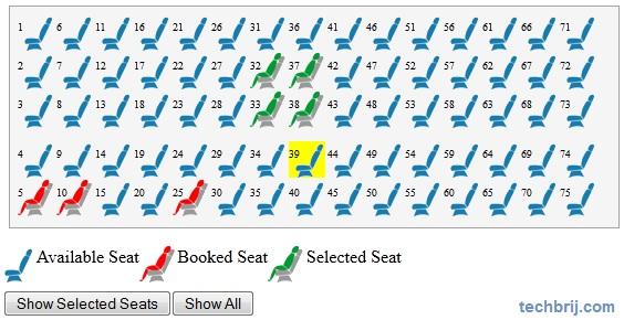 seat reservation jquery Seat Reservation with jQuery
